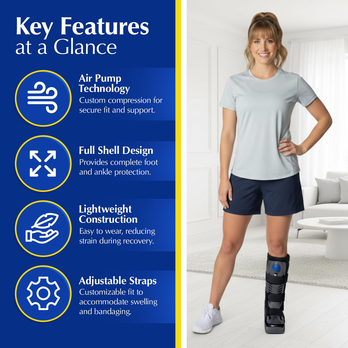 Tall Air Pump Walking Boot G288297