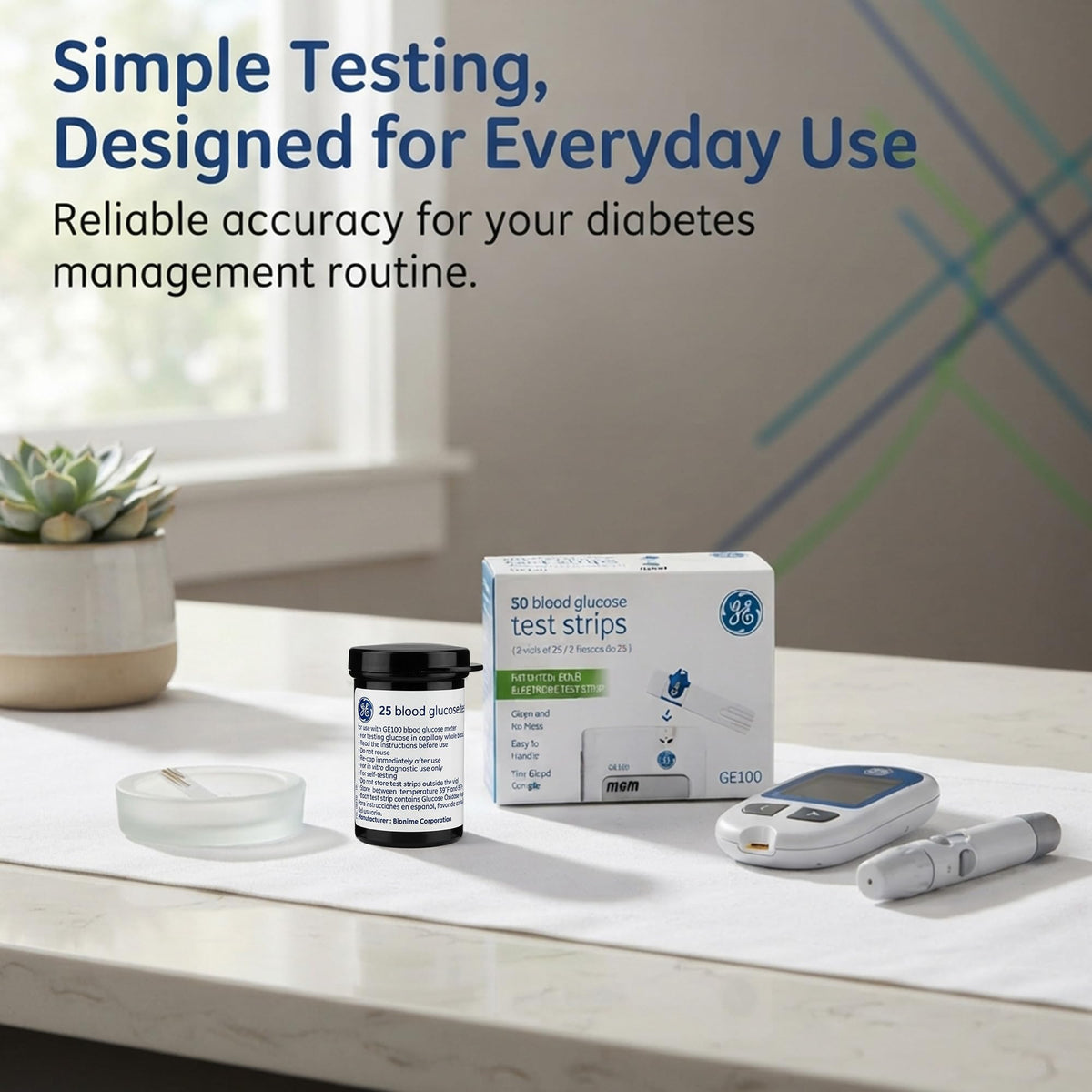 Blood Glucose Test Strips 50ct J39027
