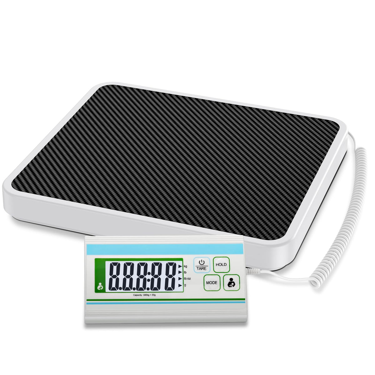 660 lb Digital Body Weight Scale with 13.4" x 11.8" Platform M3308