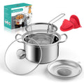Deep Fryer Pot with Basket 6.3QT D88640