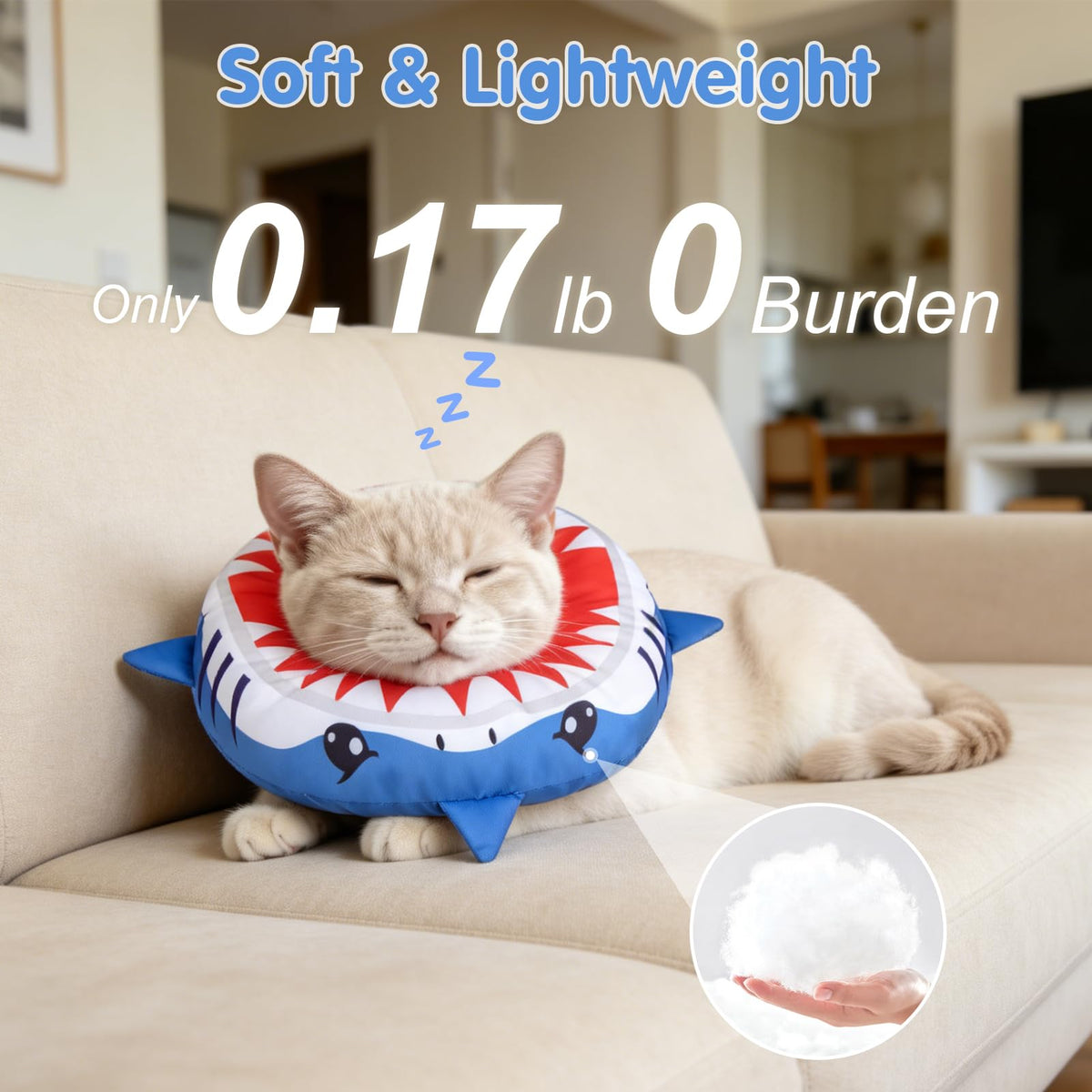 Soft Cat Recovery Cone Collar B444454