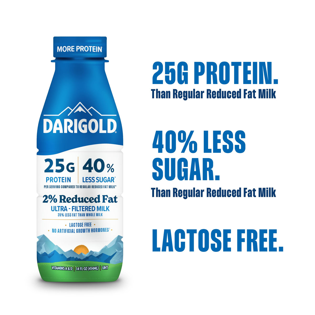2 Percent High Protein Low Fat Lactose Free Milk 14oz 12 Pack V11229