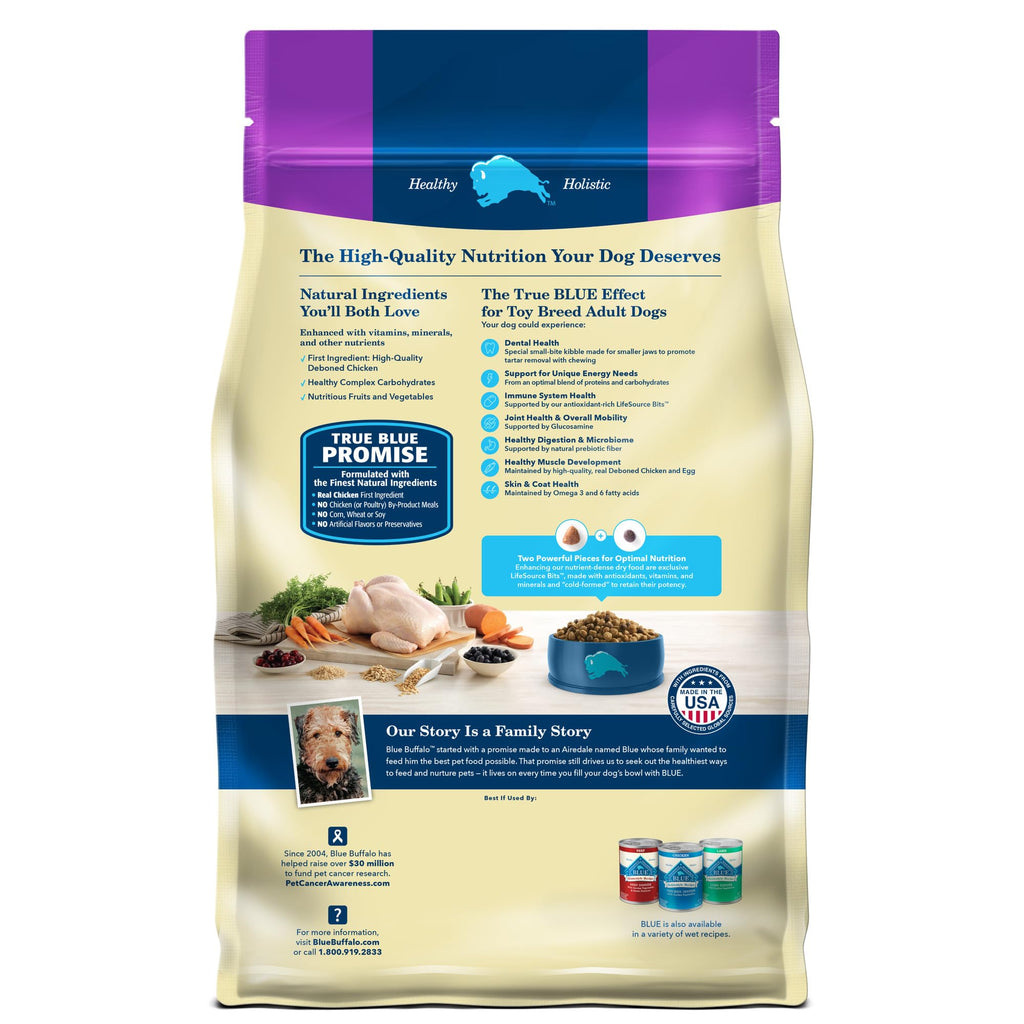 Chicken Adult Dry Dog Food, 4 lb Q784