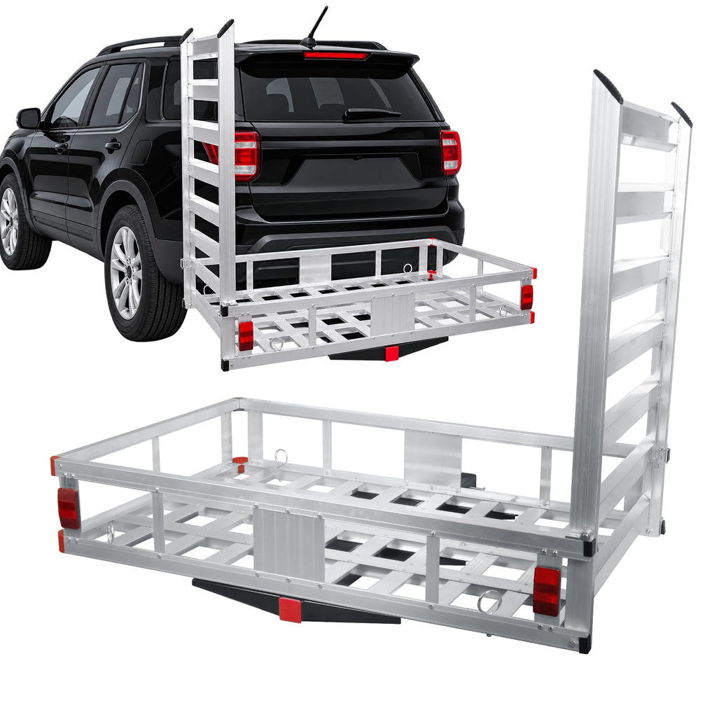 Heavy-Duty Aluminum Hitch Cargo Carrier U4092