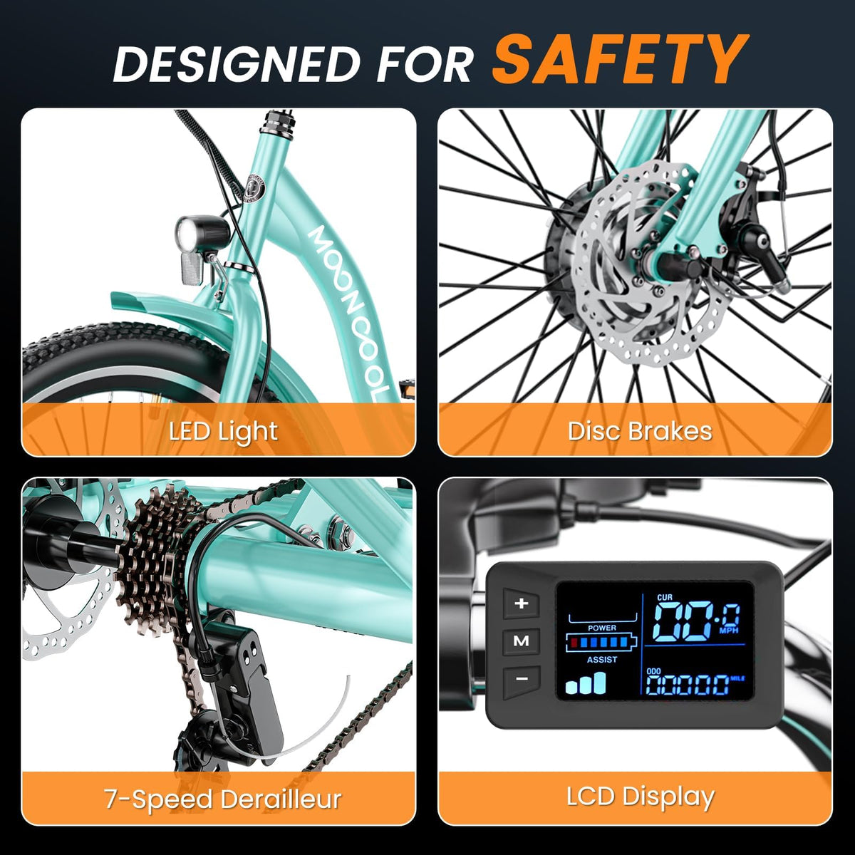 3 Wheel Electric Bike for Adults H519236