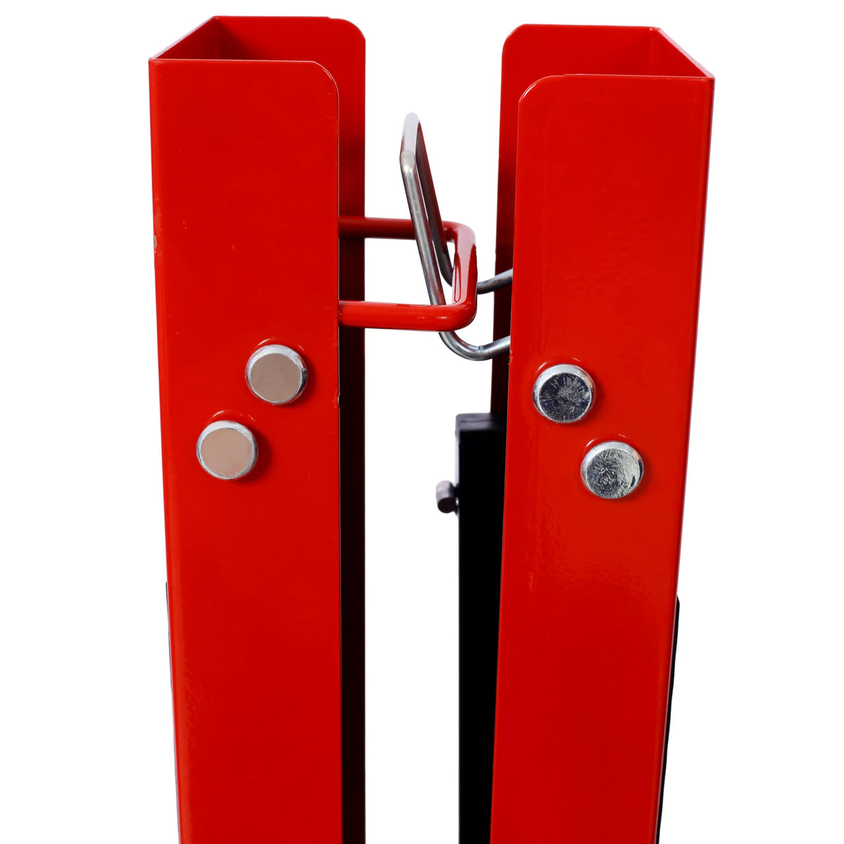 Black and Yellow Steel Folding Sawhorse Set 2-Pack K6085