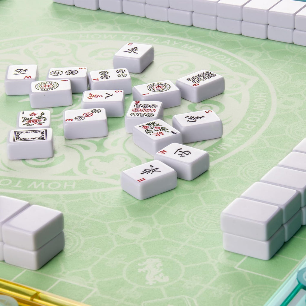 American Mahjong Set with Mat and Racks B297