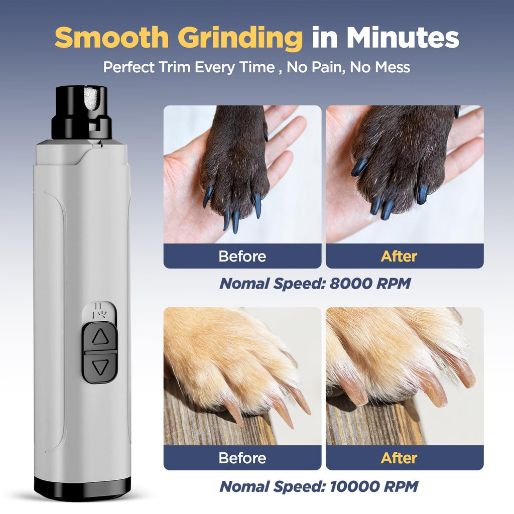 Electric Pet Nail Grinder with LED Lights U7291