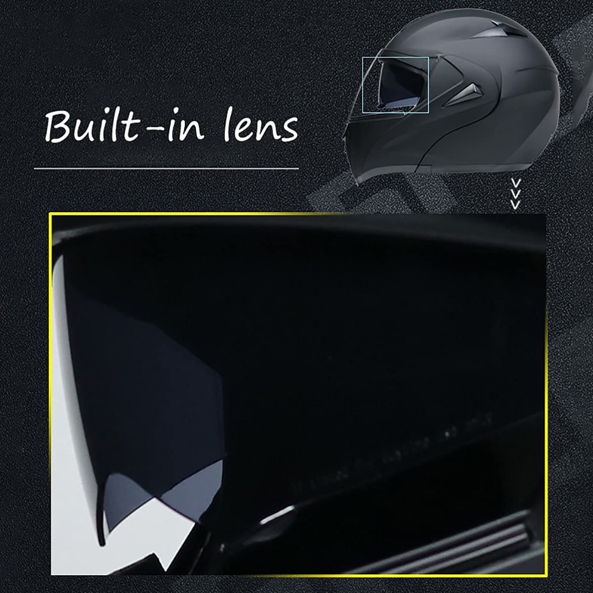 Bluetooth Modular Full Face Motorcycle Helmet DOT ECE A521593