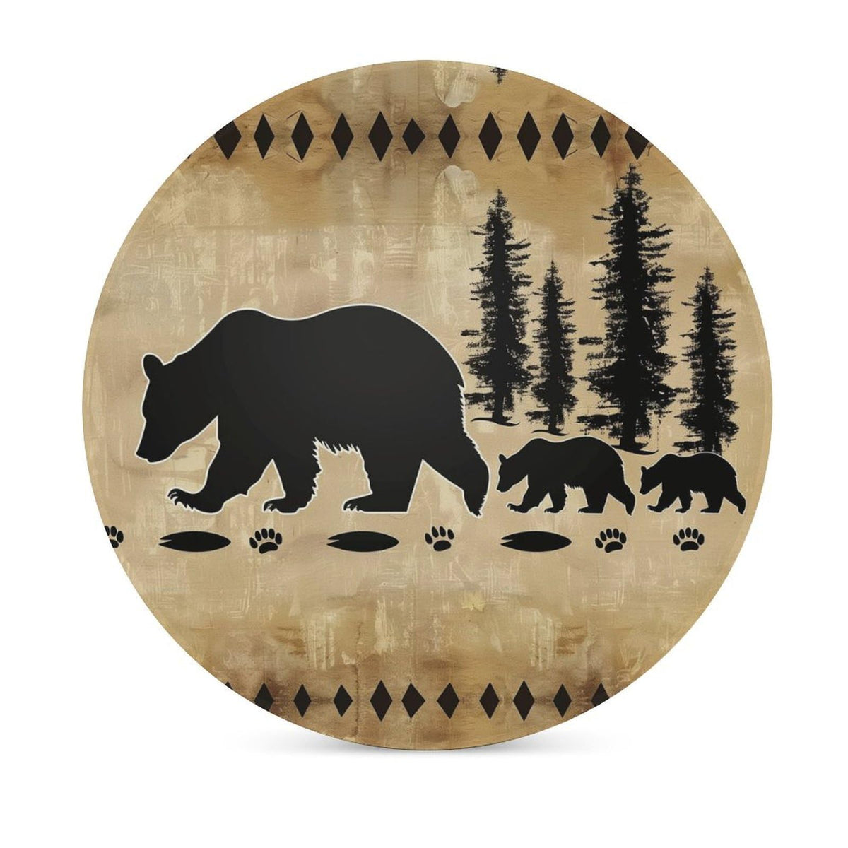 Black Bear Ceramic Coasters Set of 4 B164542