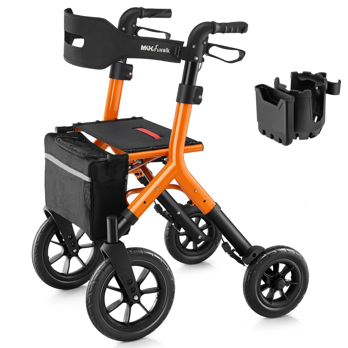 Tall Foldable Walker with Seat J80184