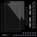 Clear Aquarium Divider with Suction Cups H9943