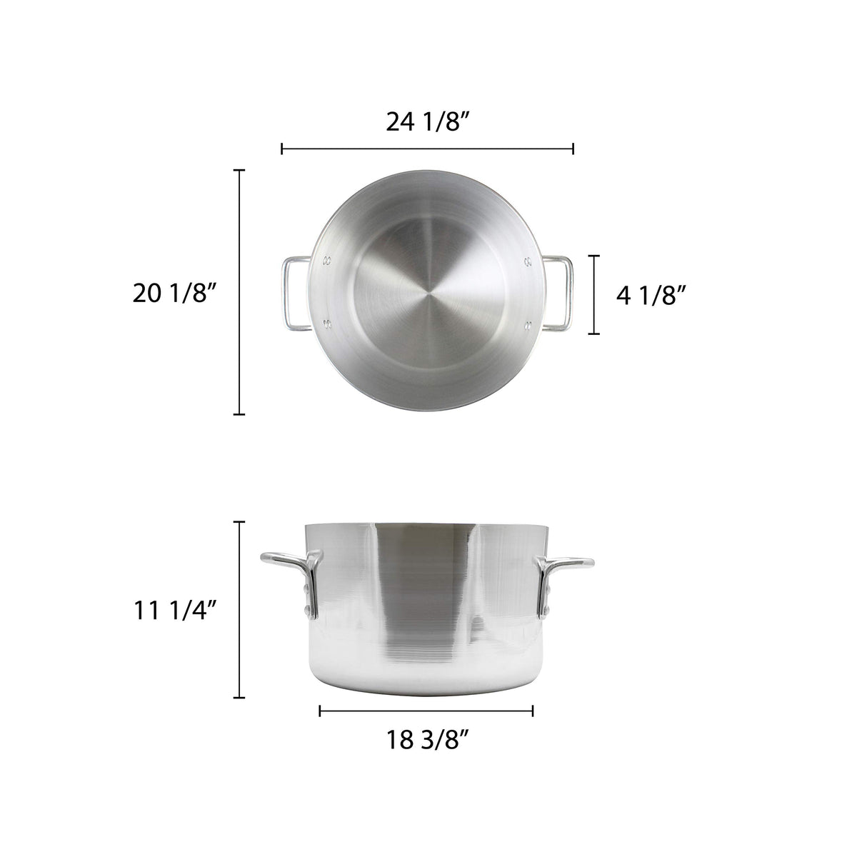 60 quart Aluminum Sauce Pot X142318