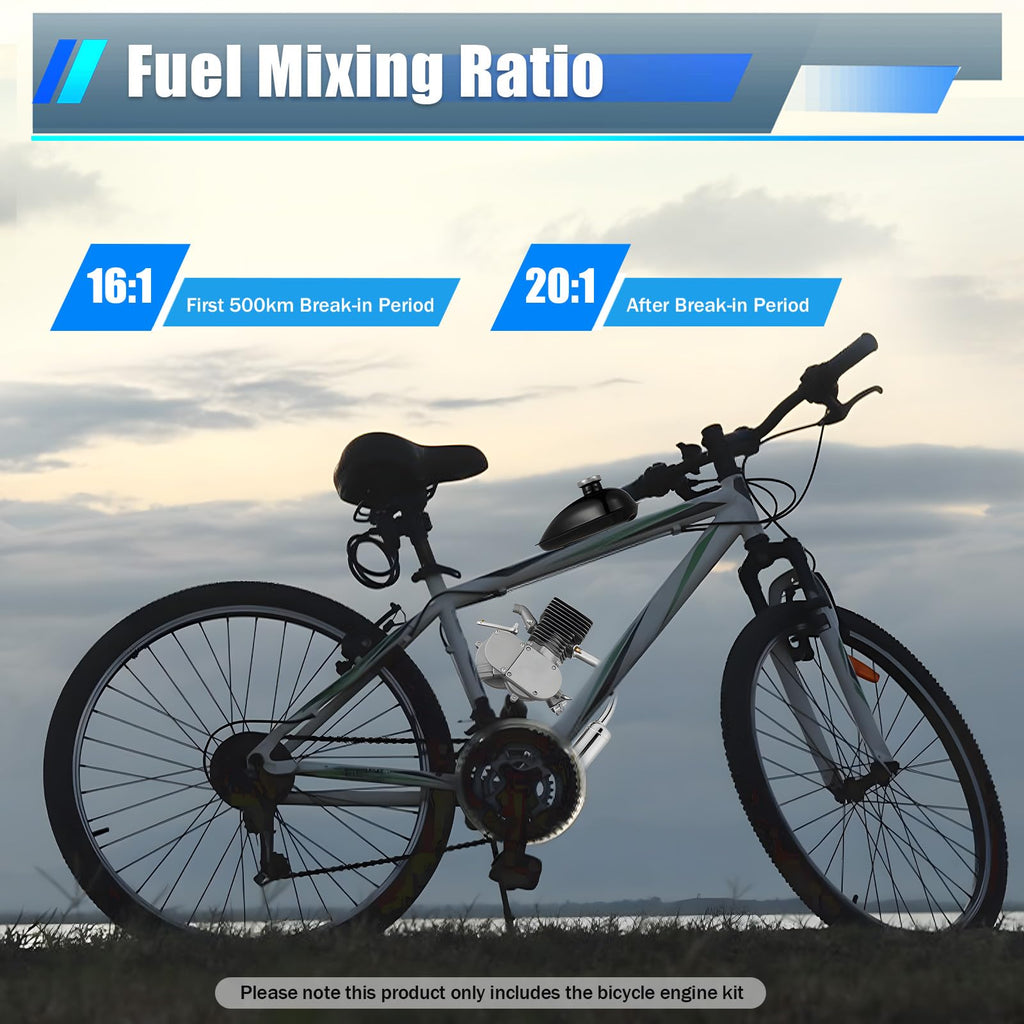 2 Stroke 100cc Bicycle Engine Kit with Air-Cooling W419495