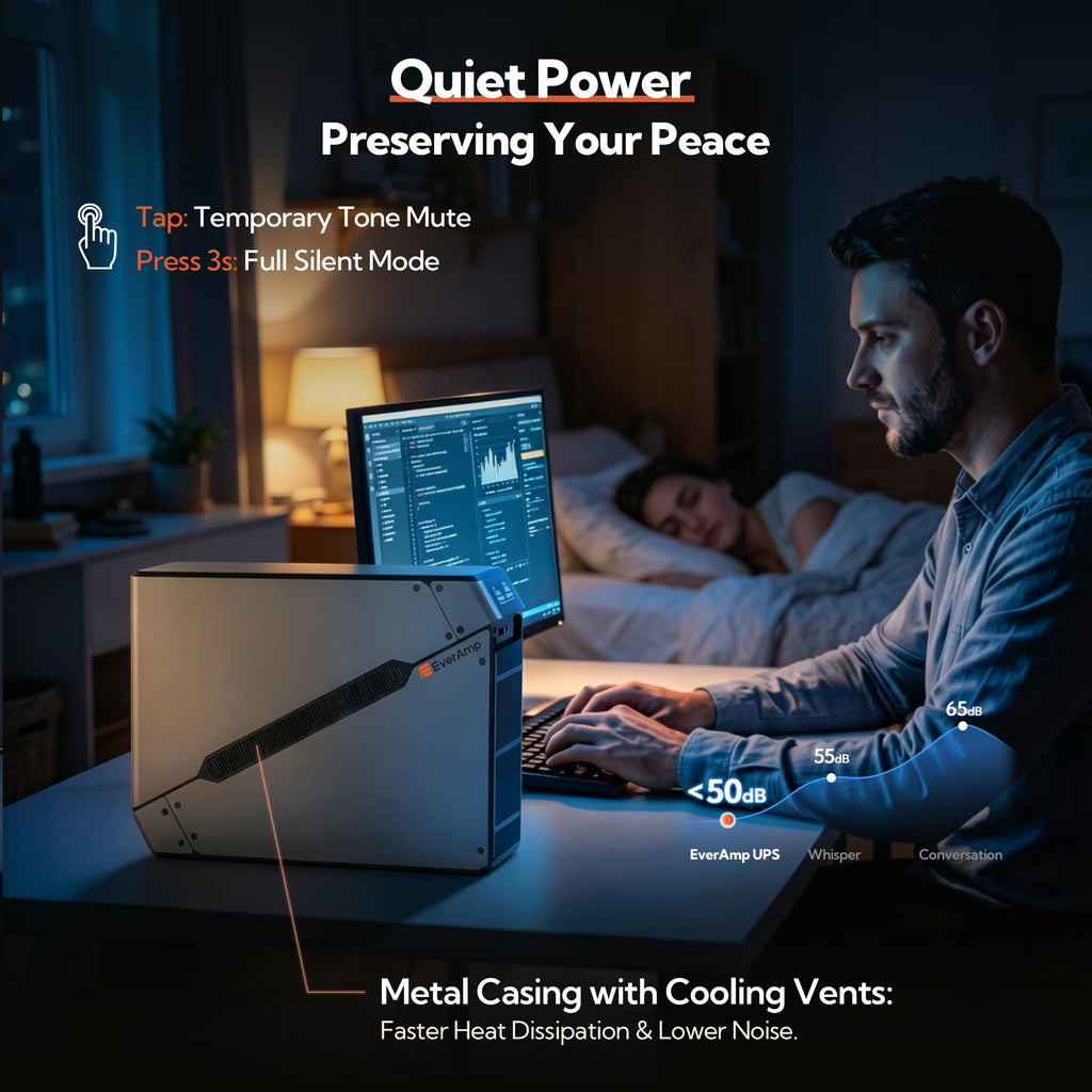 1500VA/1000W LiFePO4 UPS Battery Backup & Surge Protector I48239