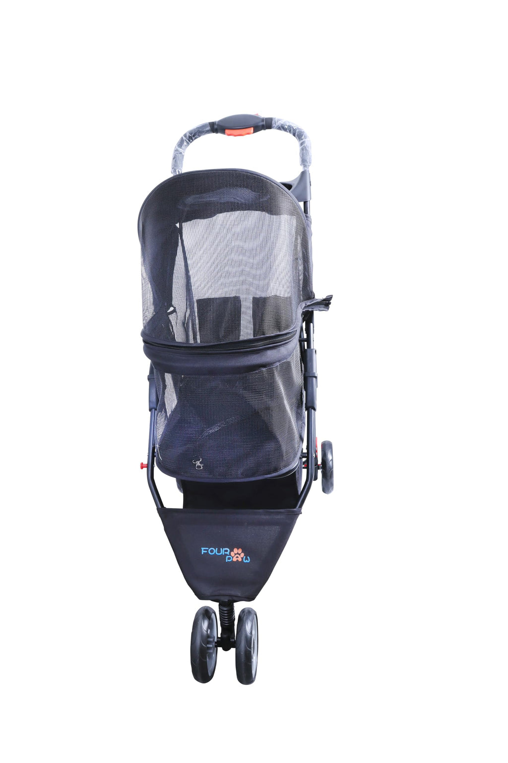 3 Wheels Pet Stroller with Storage Basket T145837