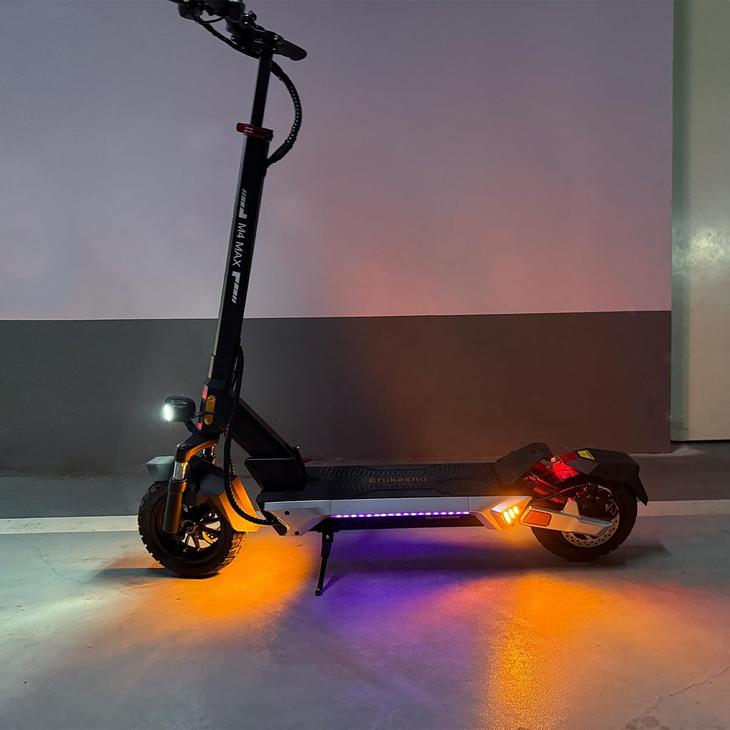 Electric Scooter 1600/4000/6000W Motor 50 Miles Range 10" Off Road Tire Folding E-Scooter with Detachable Seat J85925
