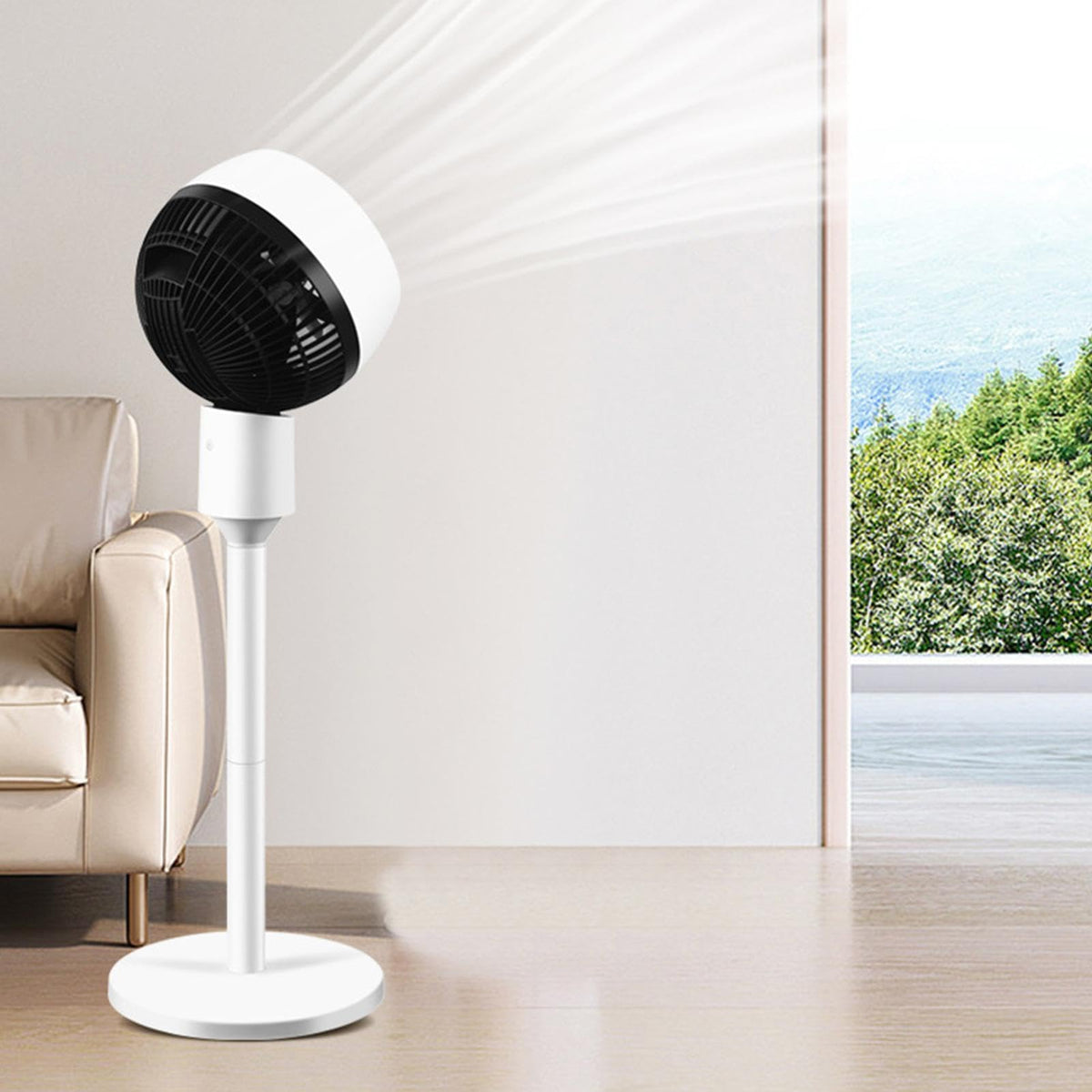 Adjustable Quiet Air Circulator Fan with 3 Speeds T996