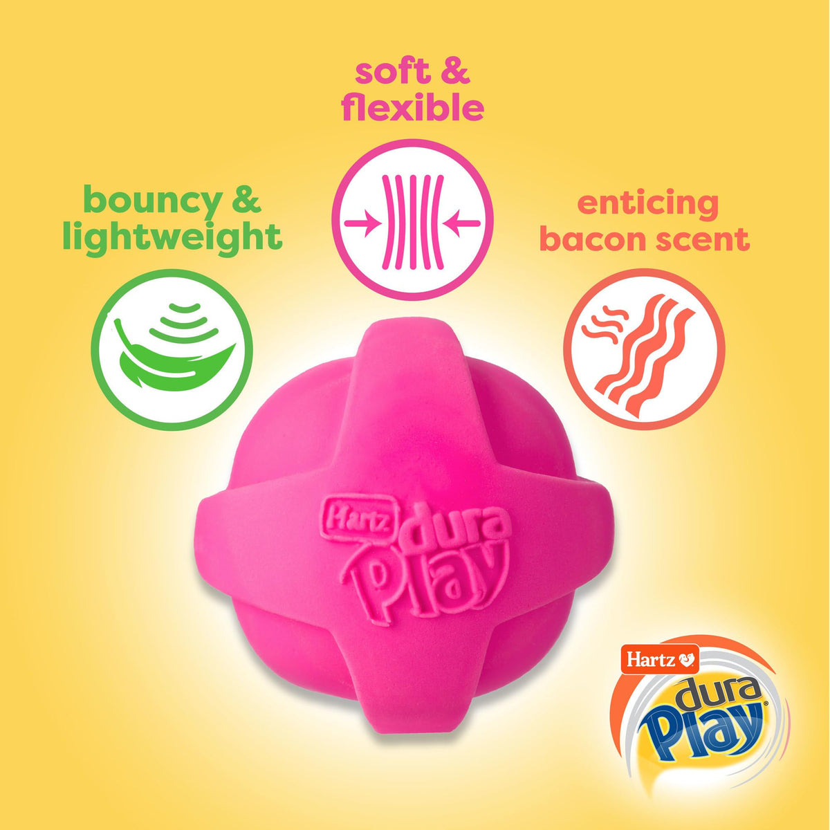 Bacon Scented Dog Toys Small D341