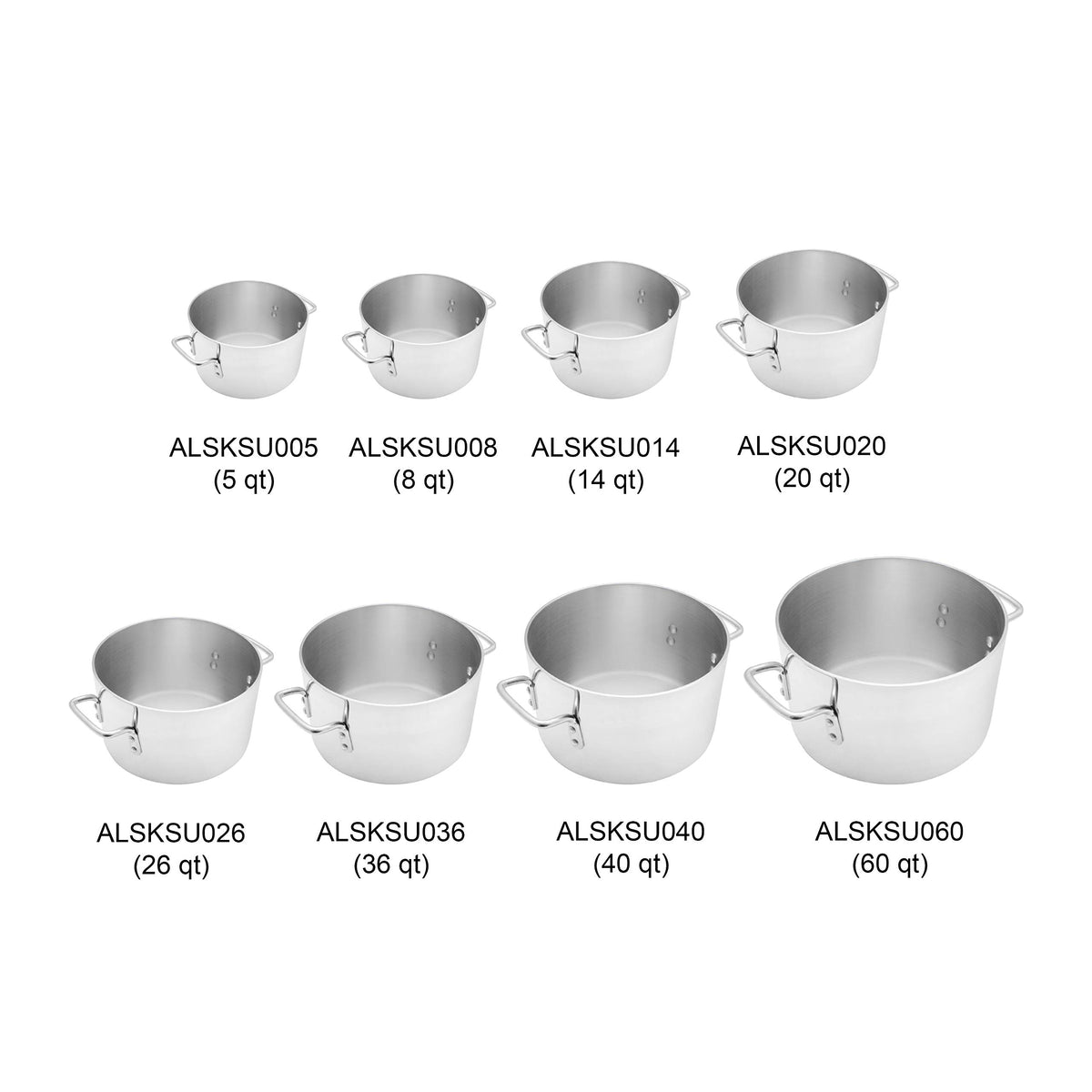 60 quart Aluminum Sauce Pot X142318