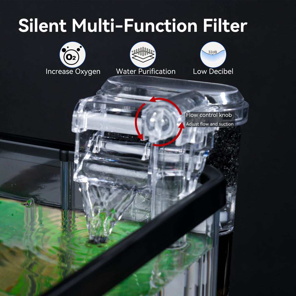 1.5 Gallon Aquarium Starter Kit with Filteration Lighting Z10775