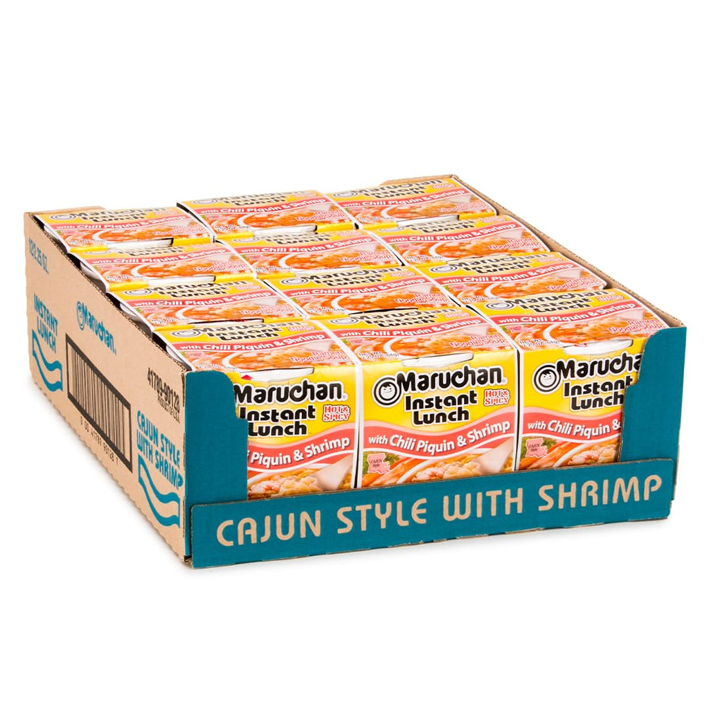 Instant Lunch Ramen Noodles Chili Piquin & Shrimp 2.25 Oz 12 Pack R388