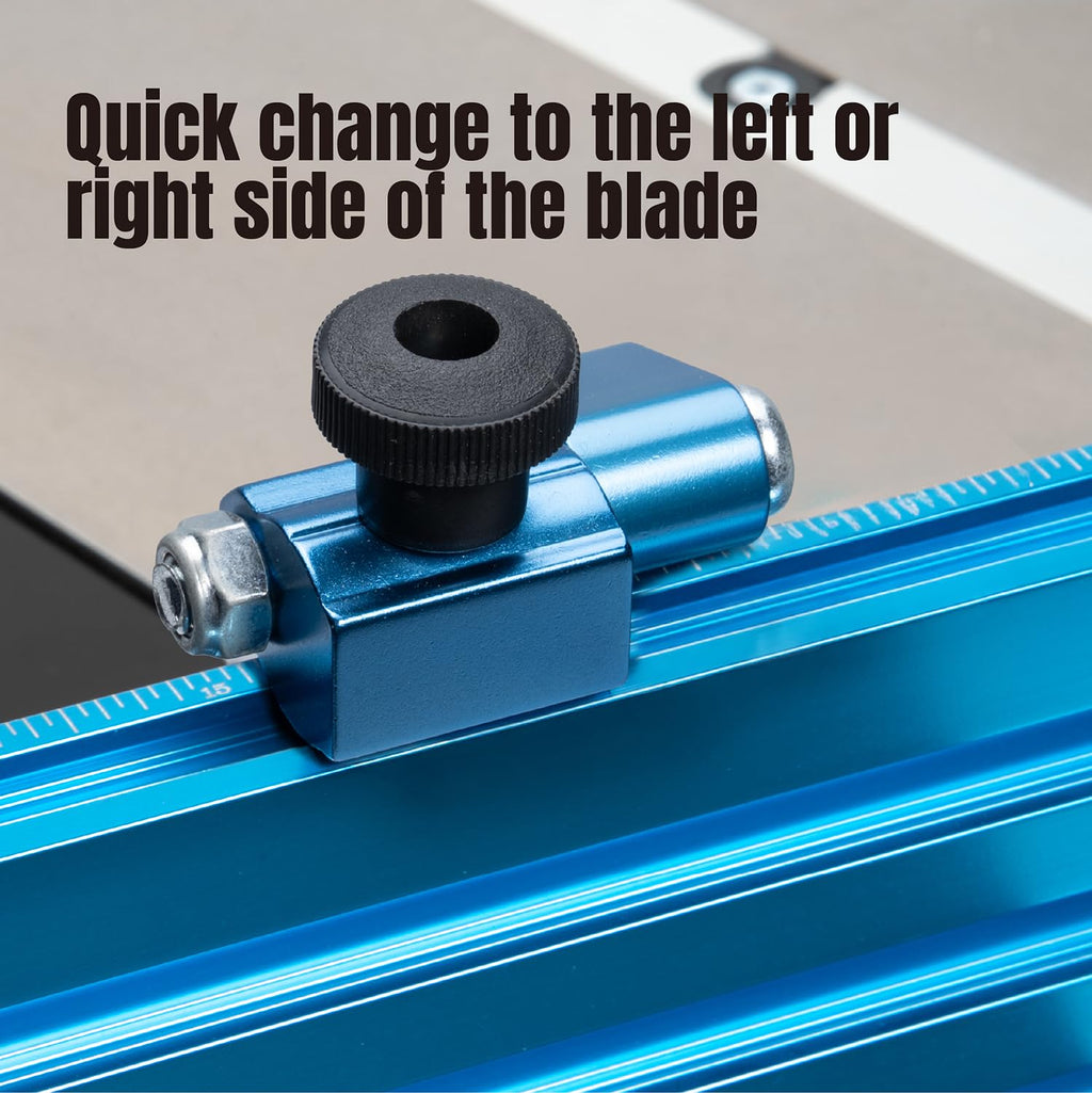 Table Saw Precision Miter Gauge System with 27 Angle Stops and T-Slotted Miter Bar Y204640