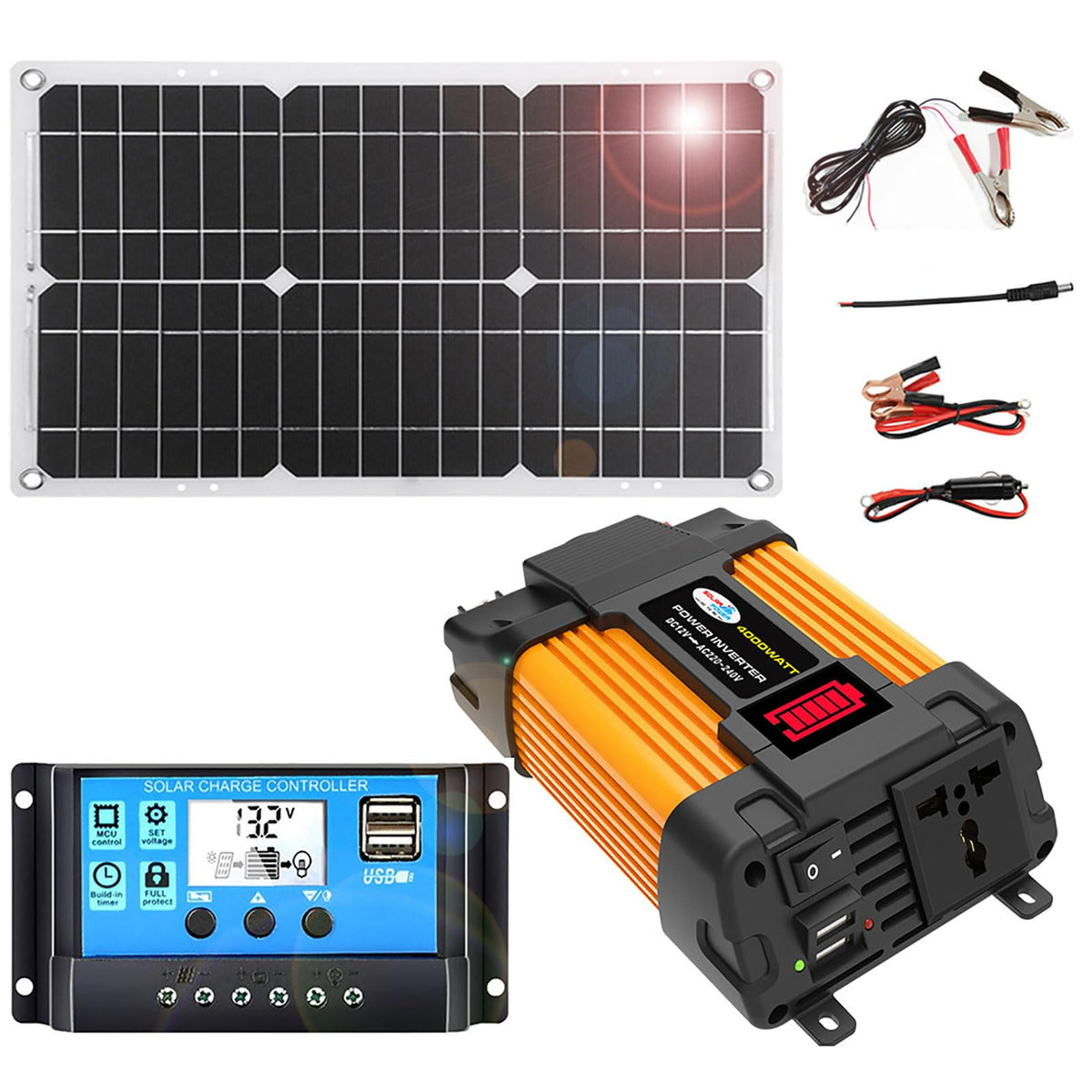 4000W Off-Grid Solar Panel Kit E796