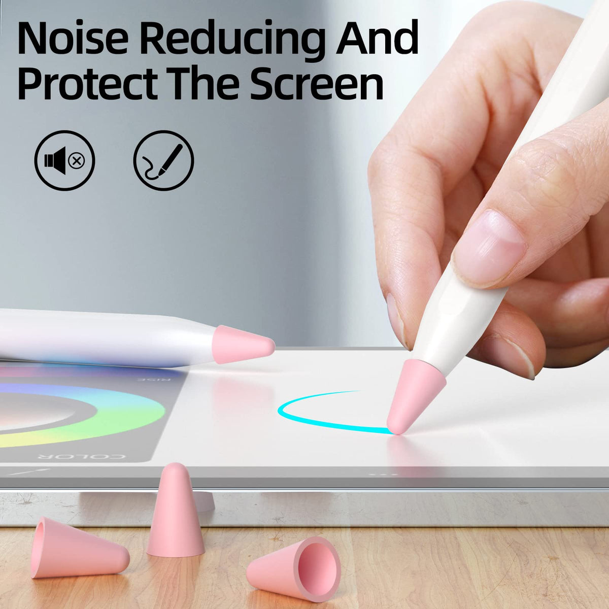 Pink Silicone Nib Protectors 50 Pack J74084