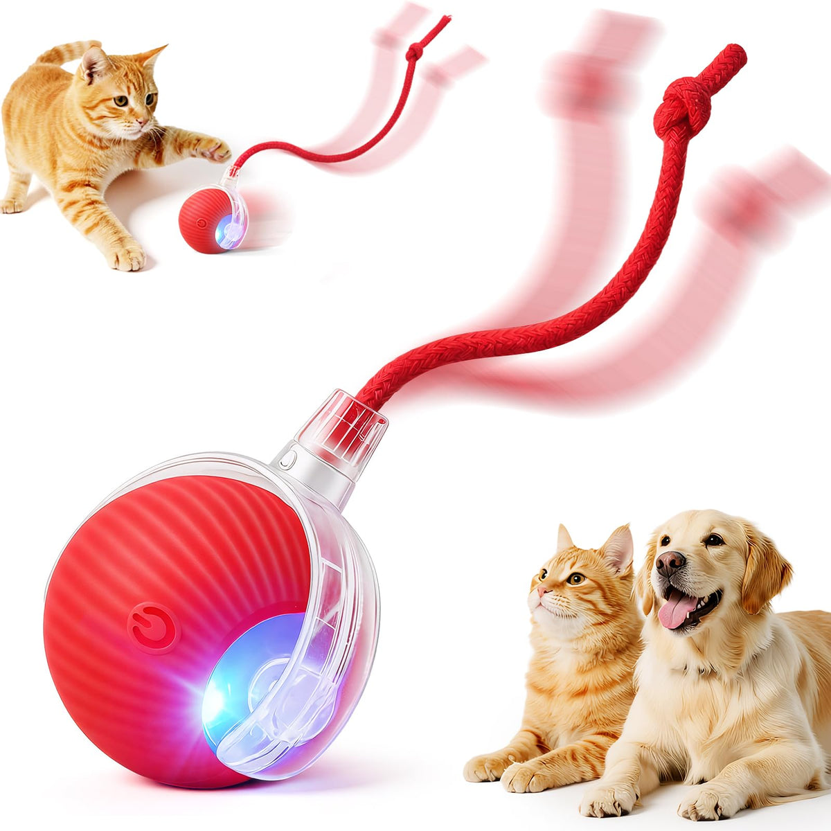 Automatic Rolling Electronic Cat Dog Toy B102