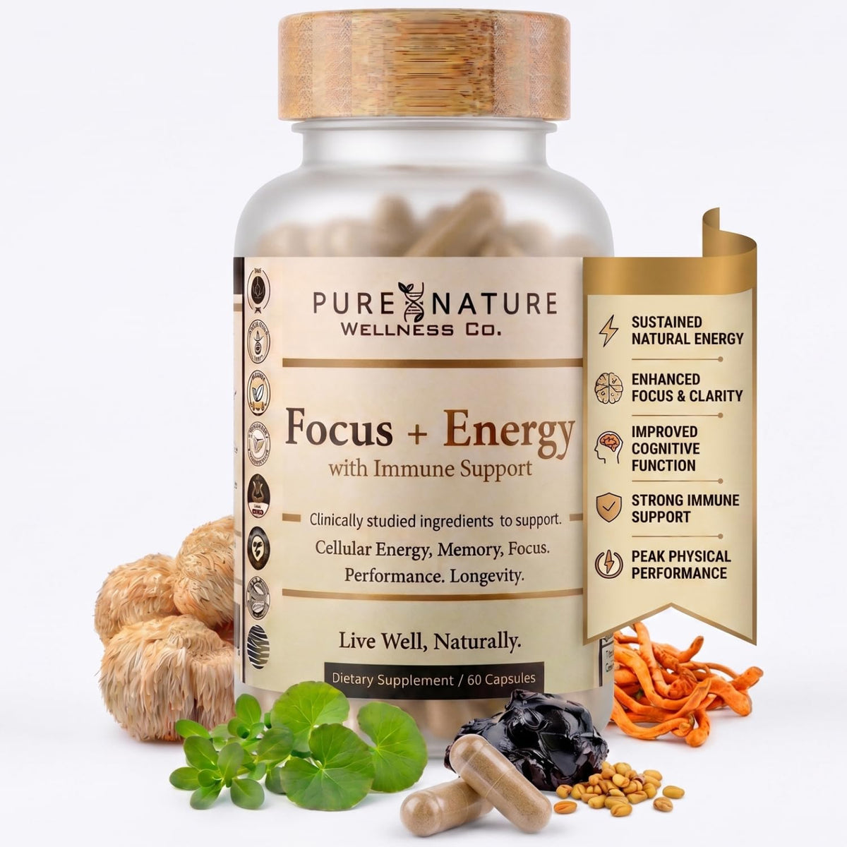 Organic Mushroom Complex Nootropic G655907