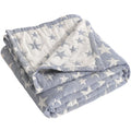 Blue Muslin Toddler Blanket M517287