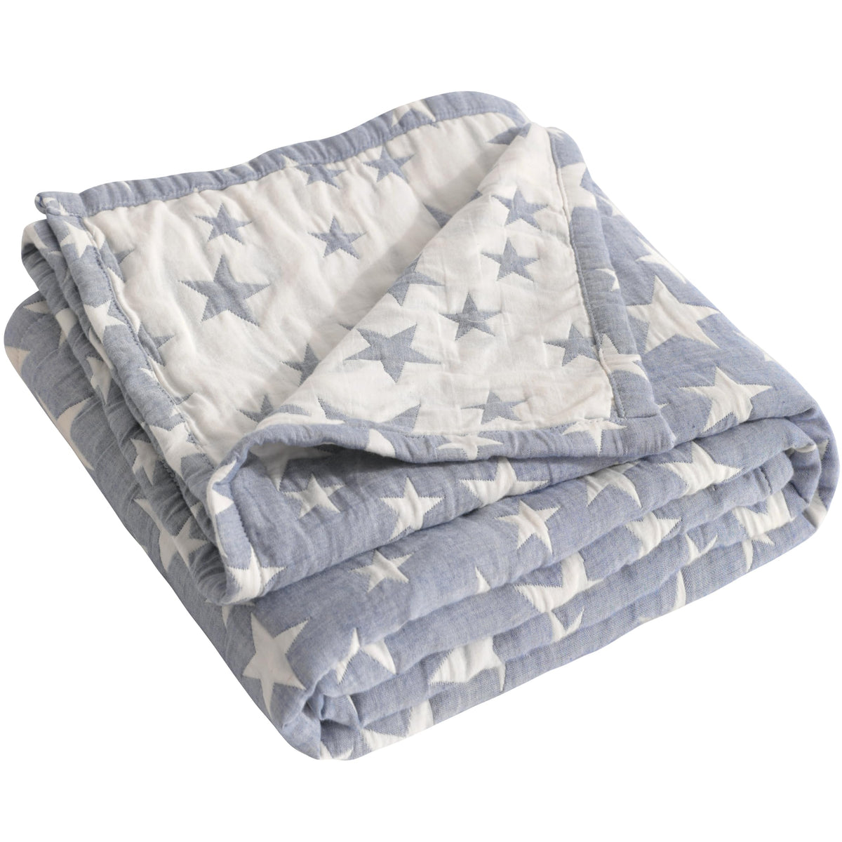 Blue Muslin Toddler Blanket M517287
