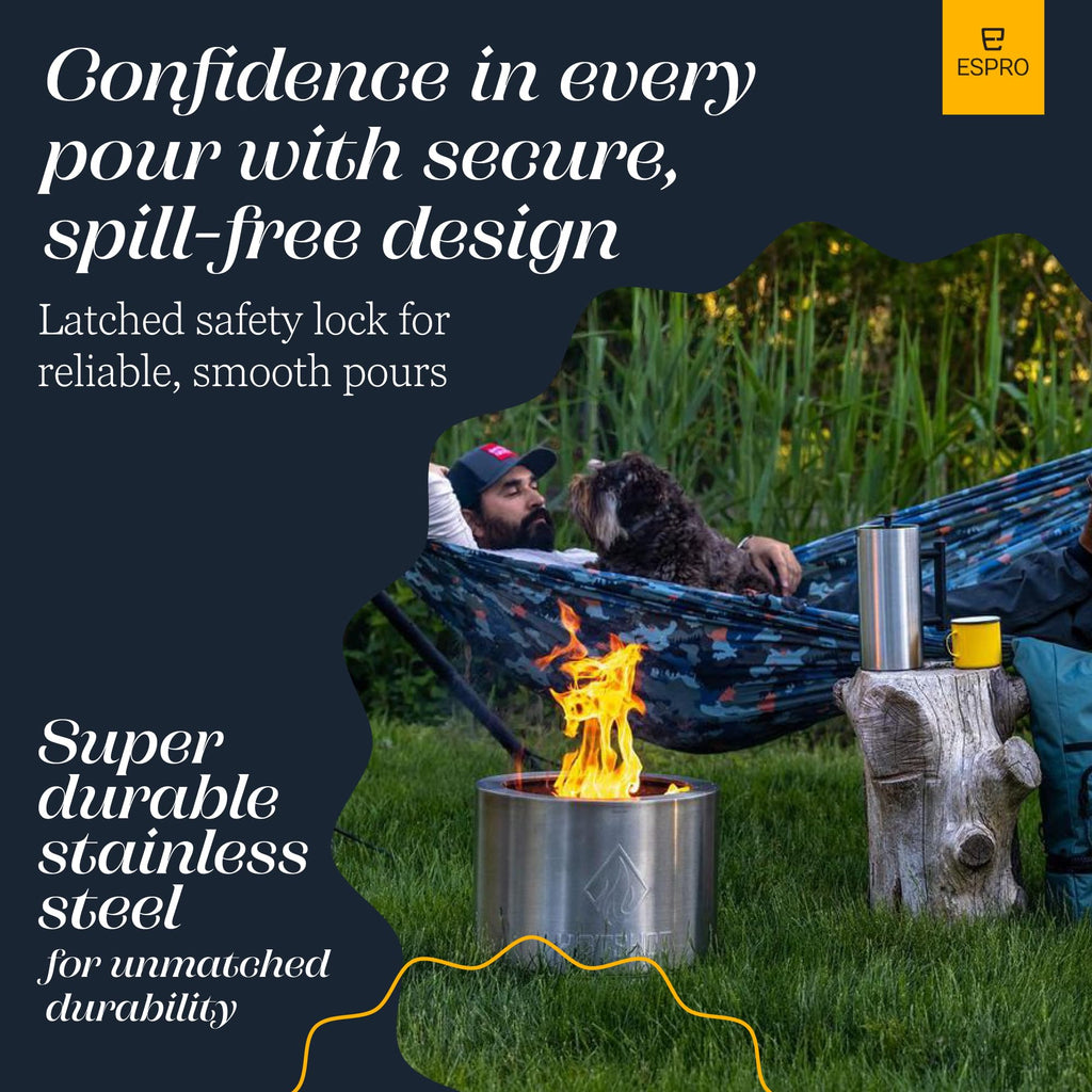 32oz Stainless Steel French Press U401