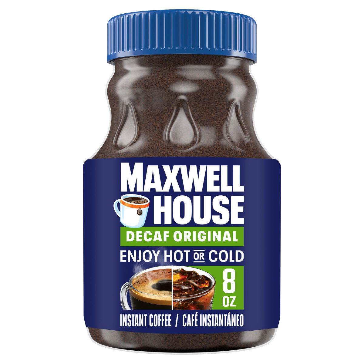 Instant Coffee, Original Roast Decaffeinated, 8 oz Jar F14090