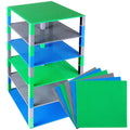 10 x 10 in 6 Baseplates with 50 Stackers Building Toy Blocks S406