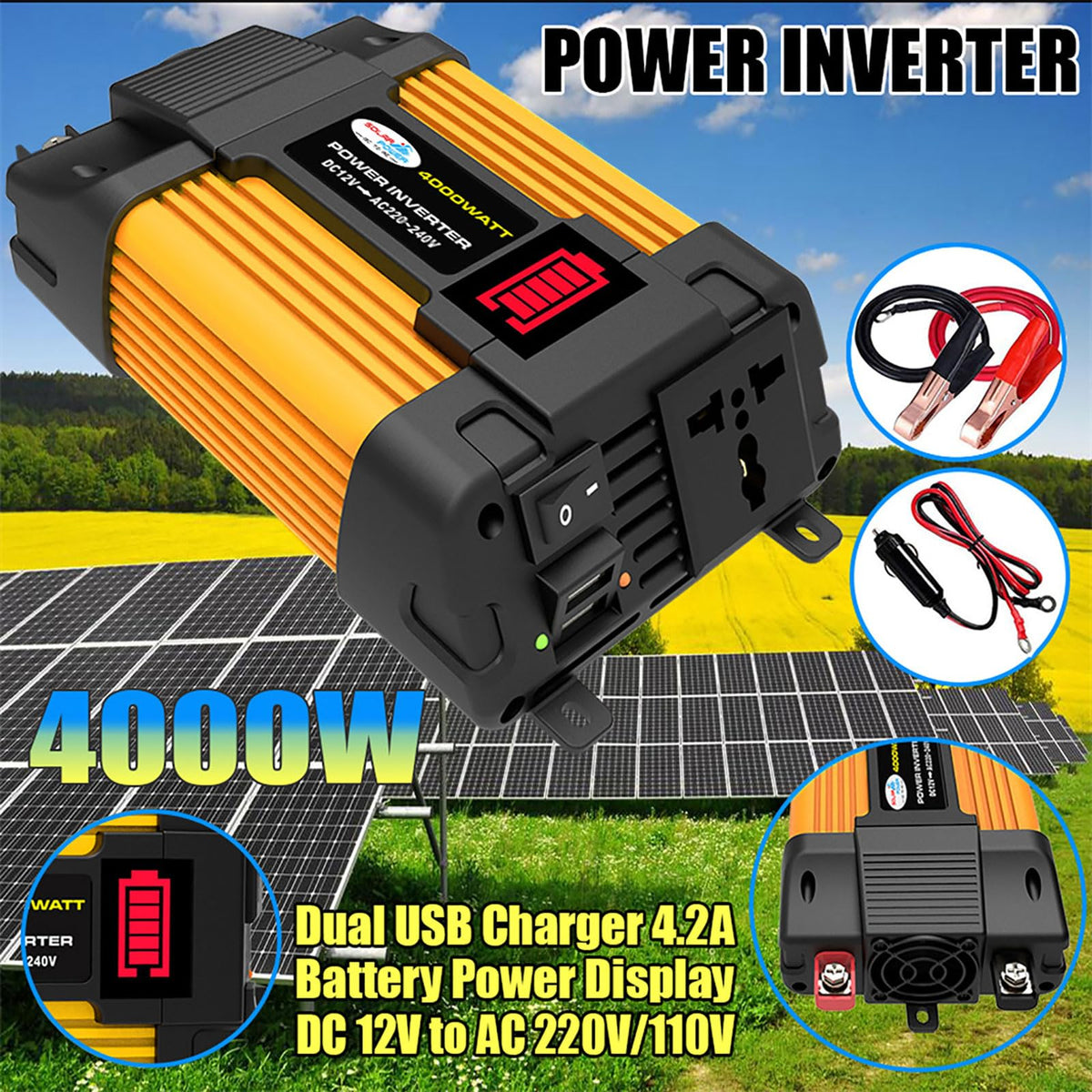 4000W Off-Grid Solar Panel Kit E796