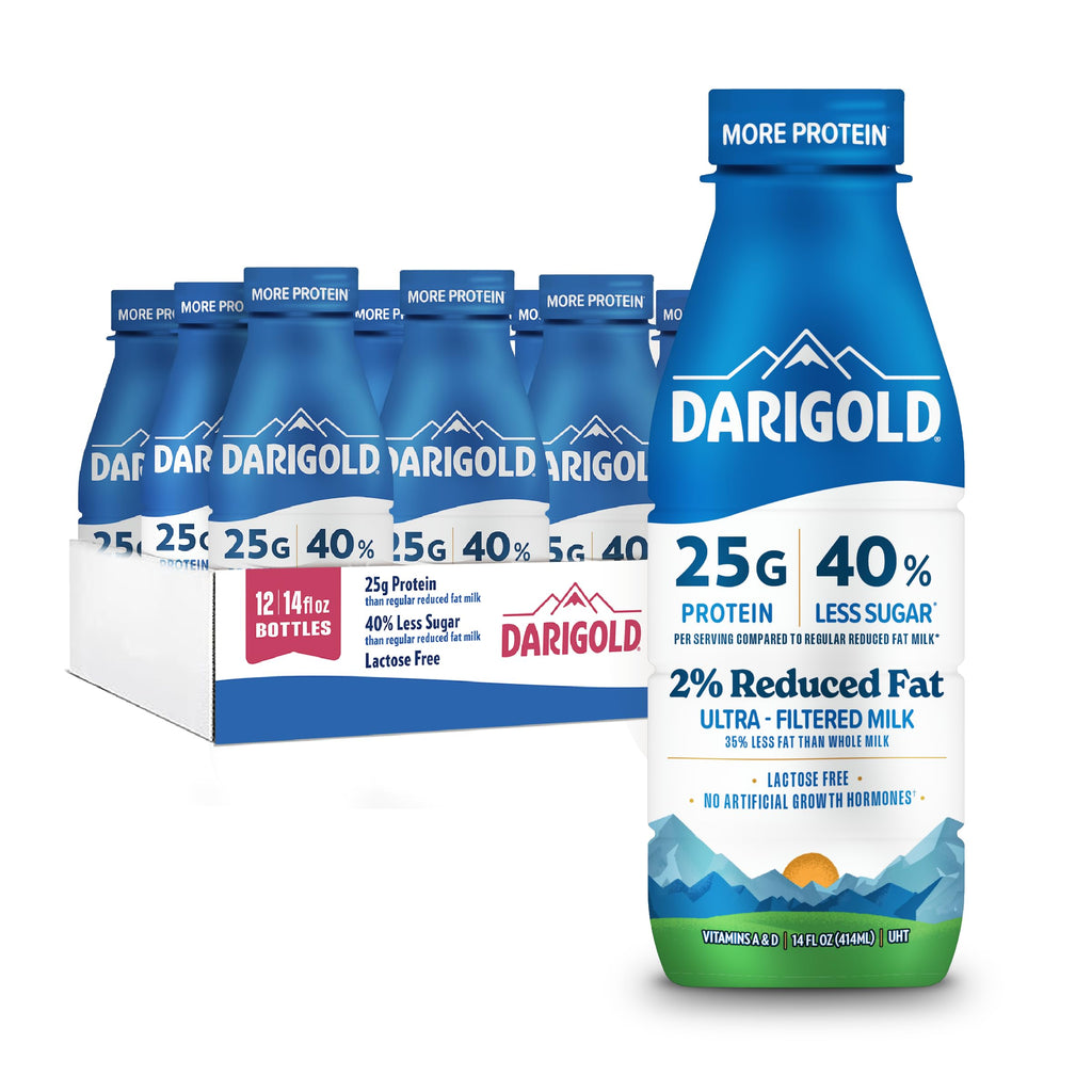 2 Percent High Protein Low Fat Lactose Free Milk 14oz 12 Pack V11229