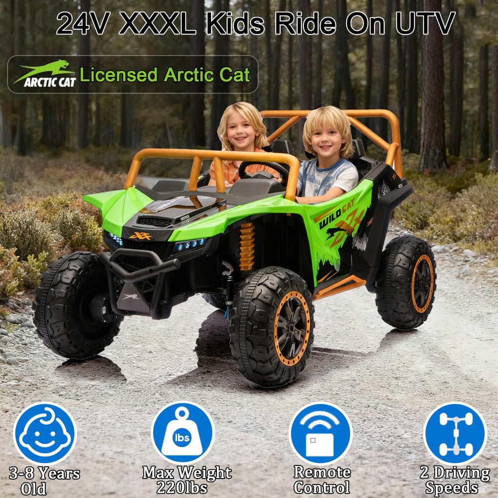 24V 2-Seater 4WD Kids Electric Ride On UTV M847