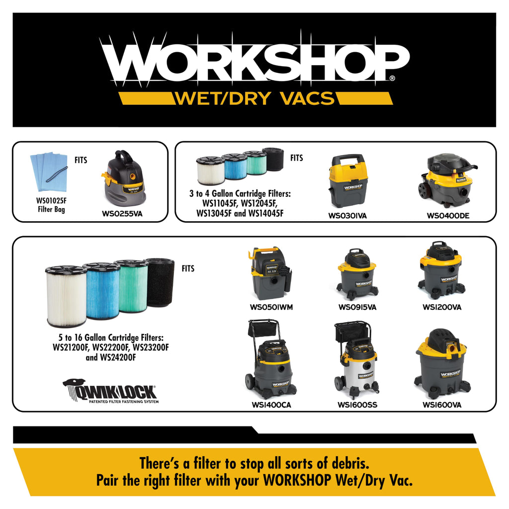 16-Gallon Wet Dry Vacuum Cleaner H88118