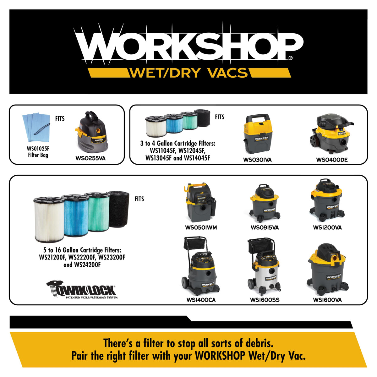 16-Gallon Wet Dry Vacuum Cleaner H88118