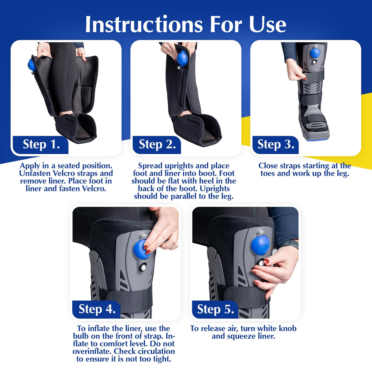 Tall Air Pump Walking Boot G288297