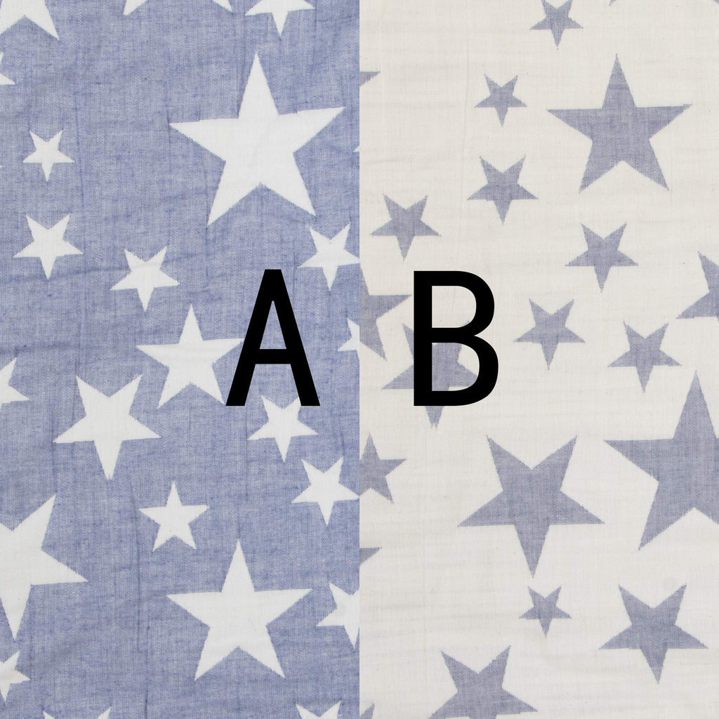 Blue Muslin Toddler Blanket M517287