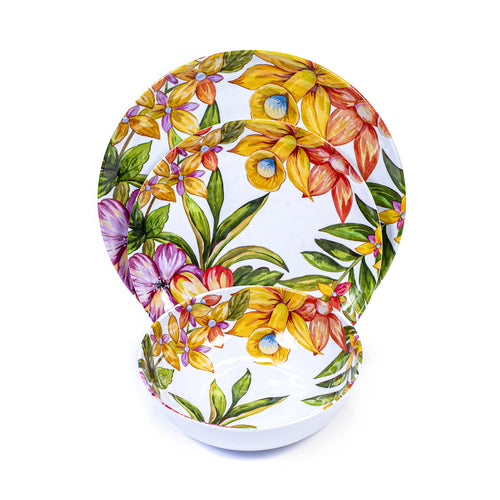12 Piece Melamine Dinnerware Set O98529