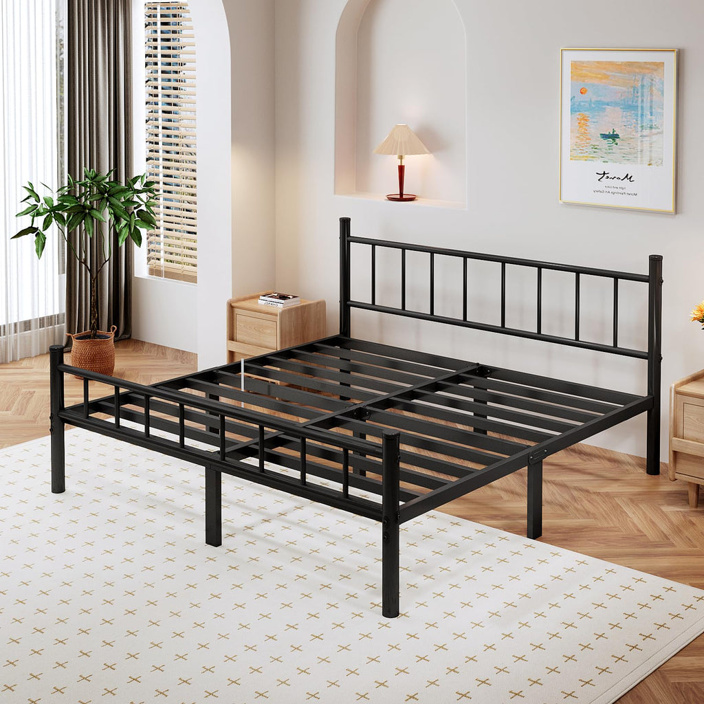 Full Metal Bed Frame with Headboard and Footboard T213