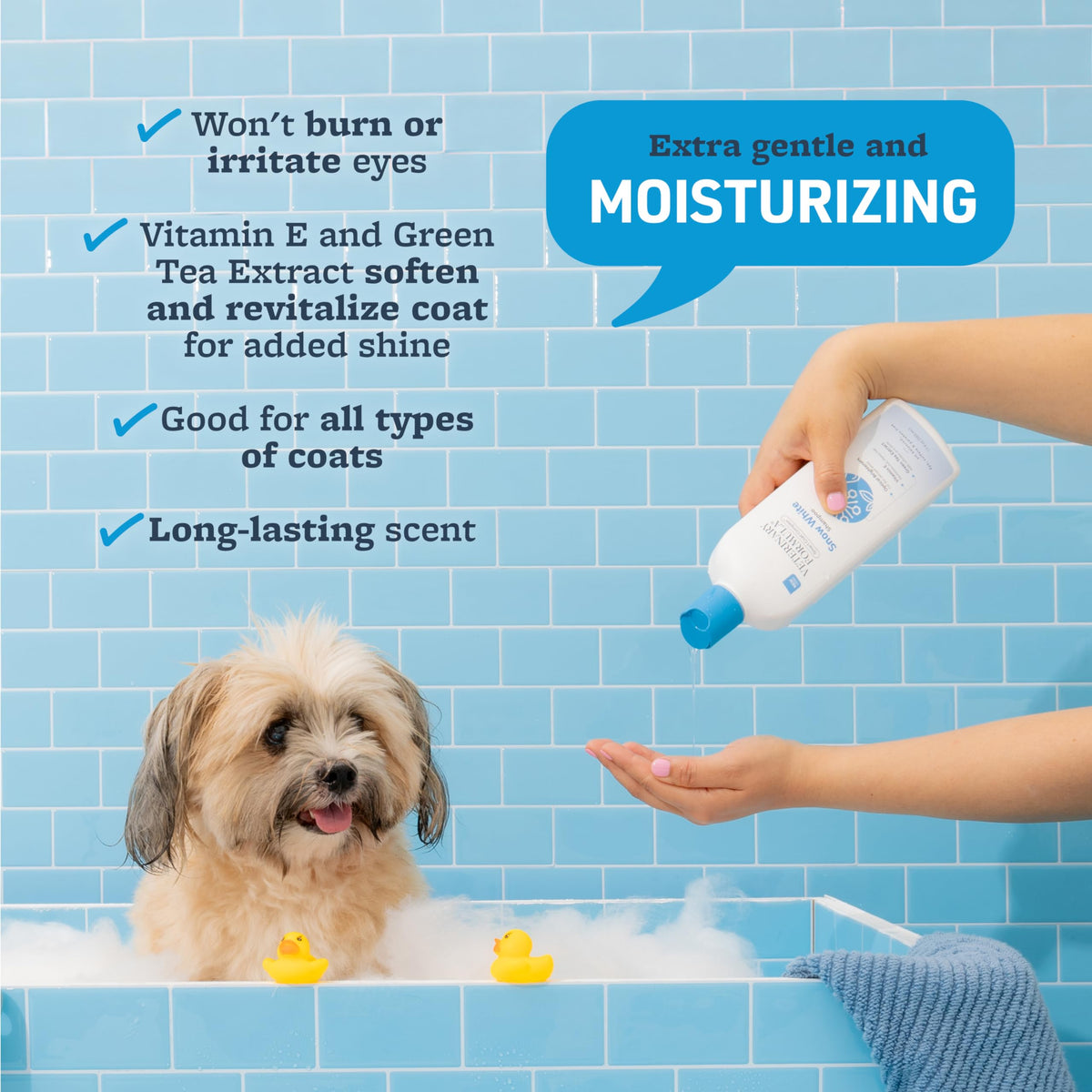 Whitening & Stain Remover Pet Shampoo, 17oz G9889