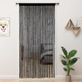Beaded Curtains 39"x79" Black U9941