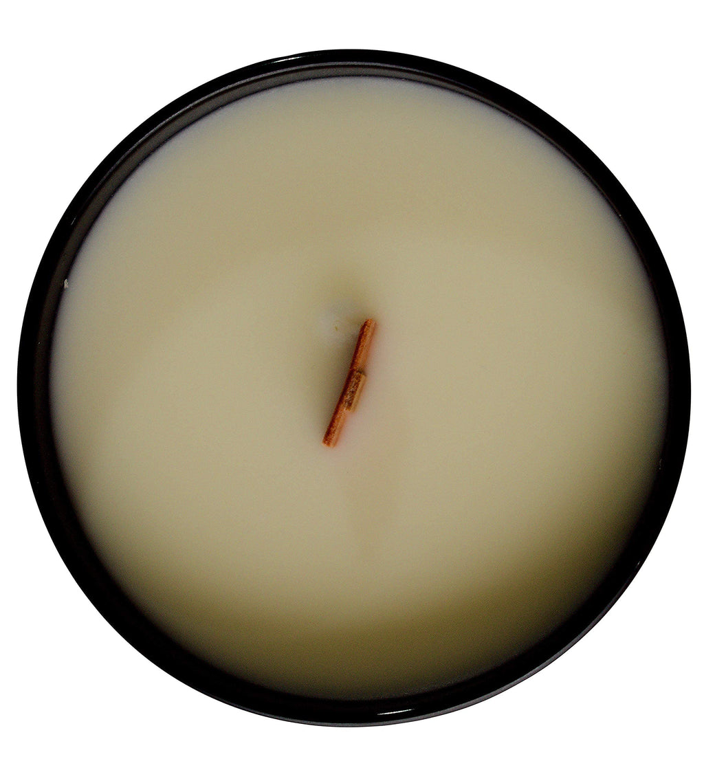 Sandalwood Scented Soy Candle with Wood Wick L52587