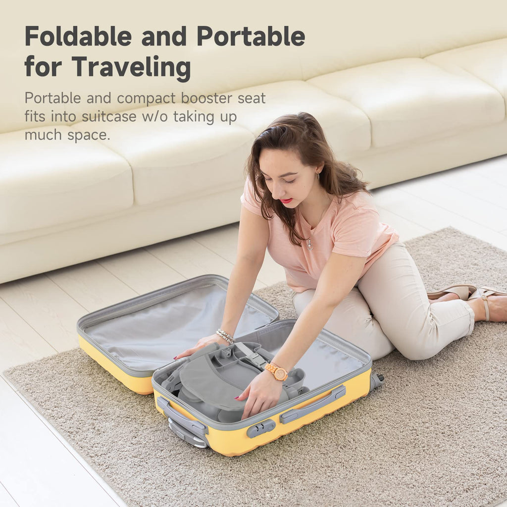 Foldable Baby High Chair Booster Seat with Removable Tray G118