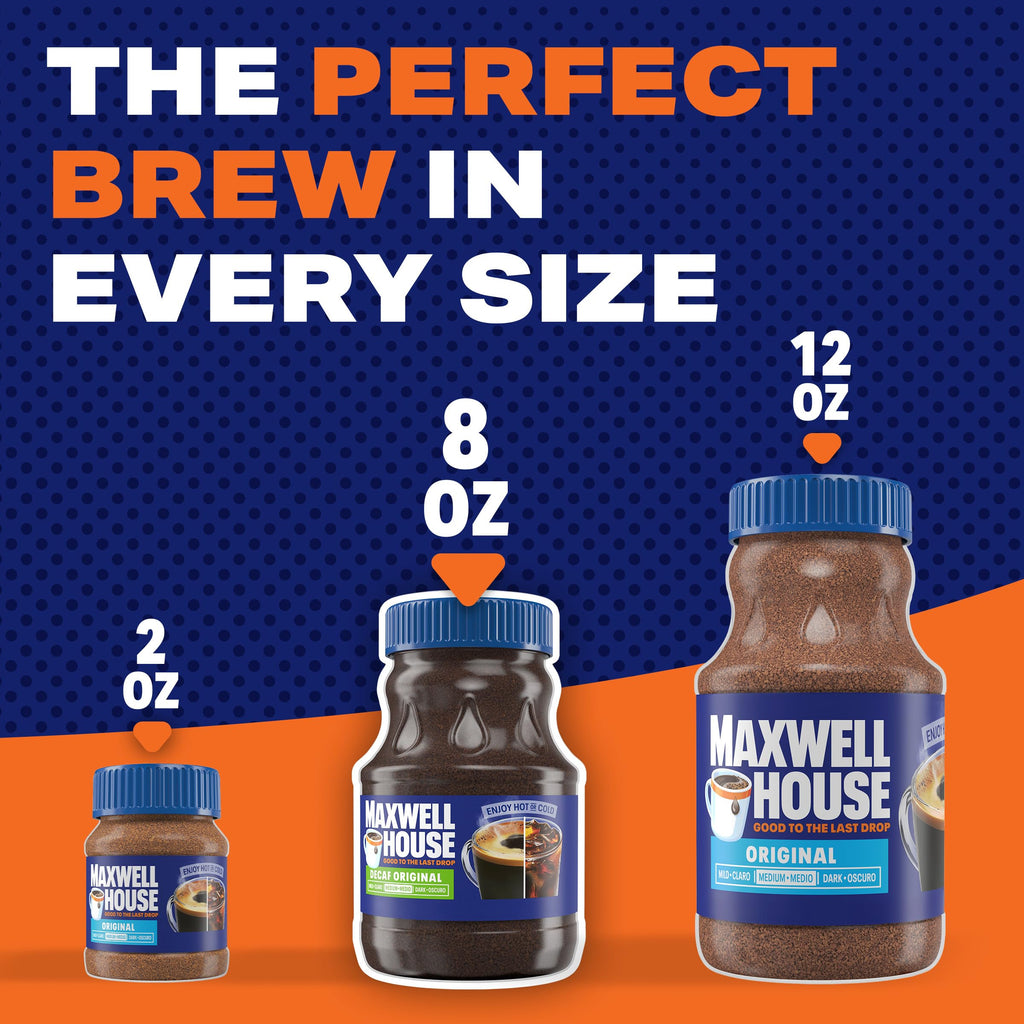 Instant Coffee, Original Roast Decaffeinated, 8 oz Jar F14090